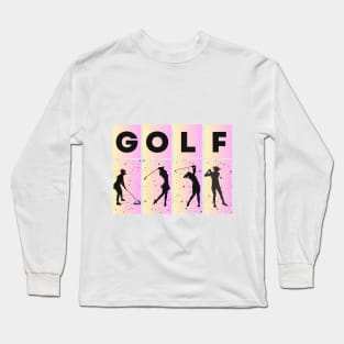 Women golf player Long Sleeve T-Shirt